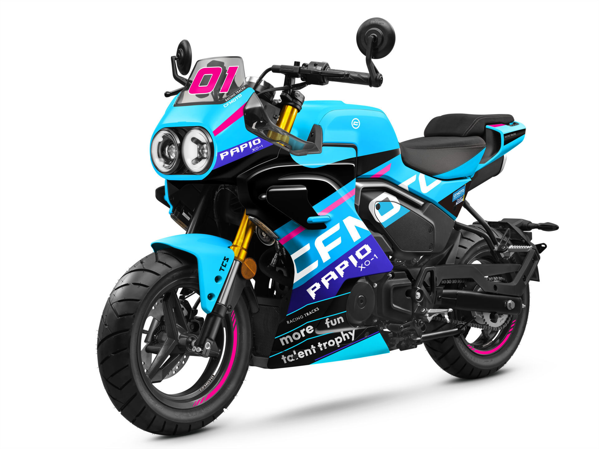 XO PAPIO RACER_MY25_Champion Blue_Left45